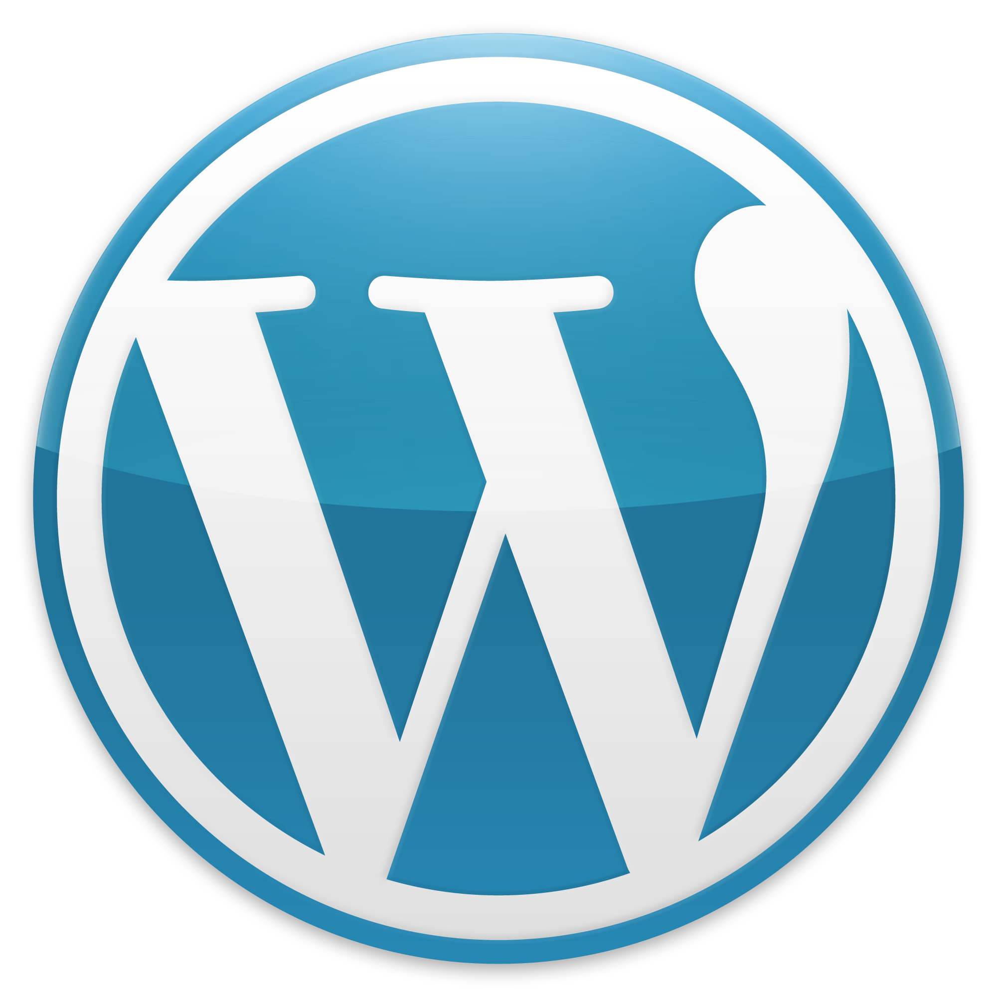 Wordpress_Blue_logo - Agence Web à Metz Moselle